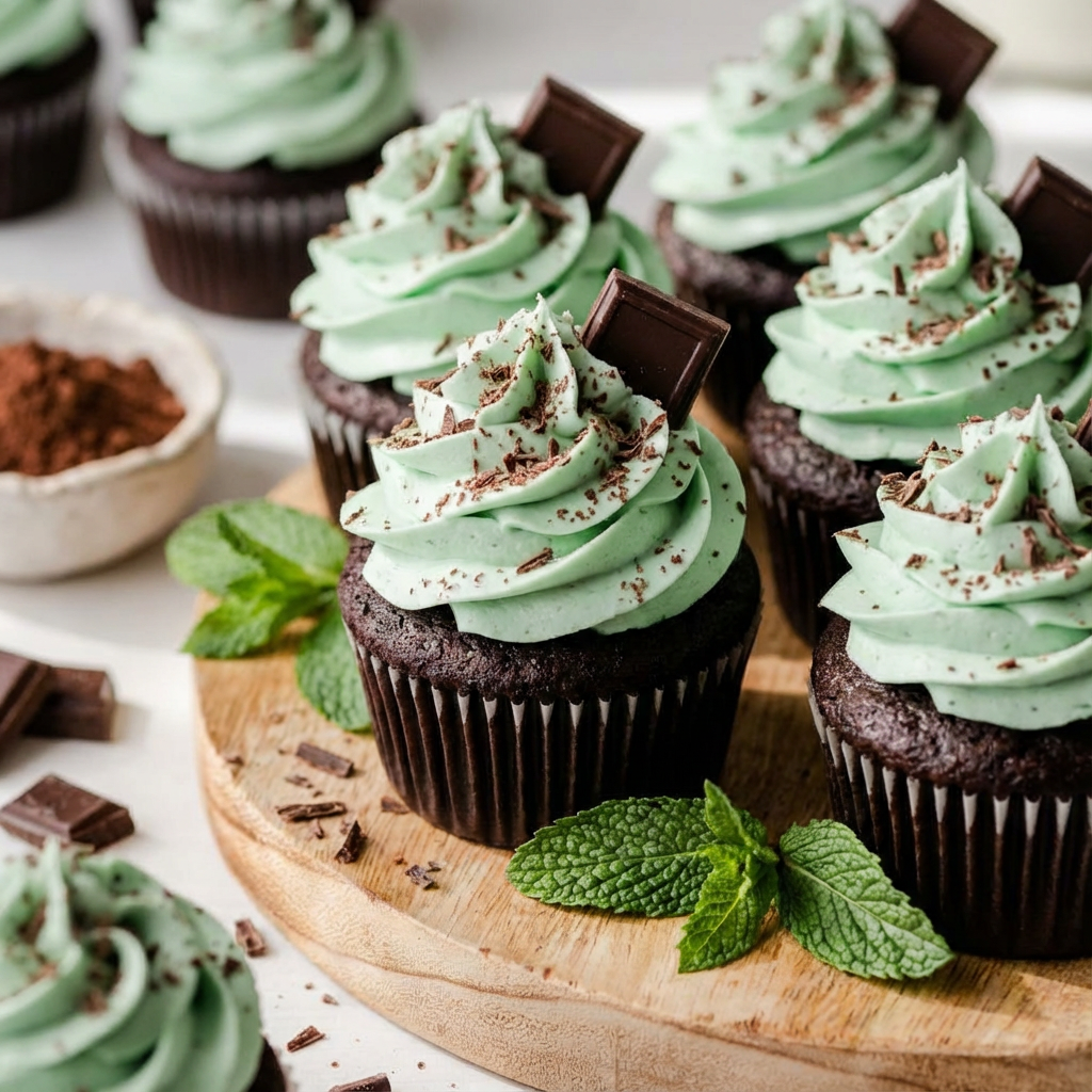 Chocolate Mint Cupcakes: Decadent & Refreshing in Every Bite