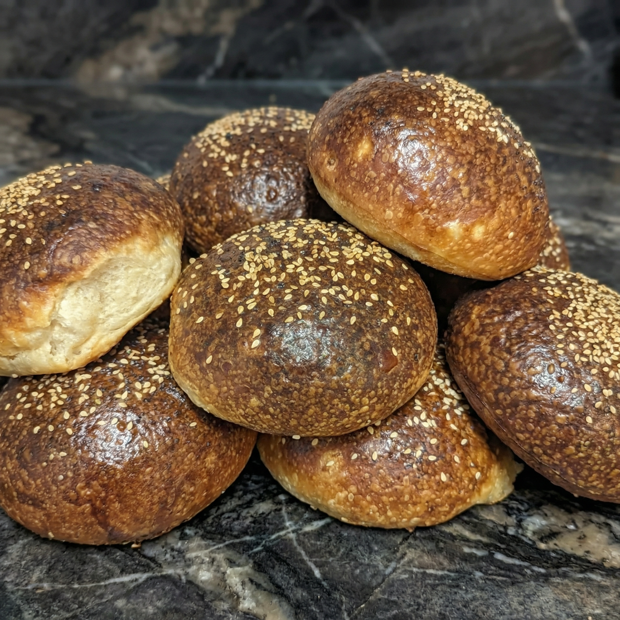 Fluffy & Flavorful: Homemade Sourdough Potato Buns from Scratch