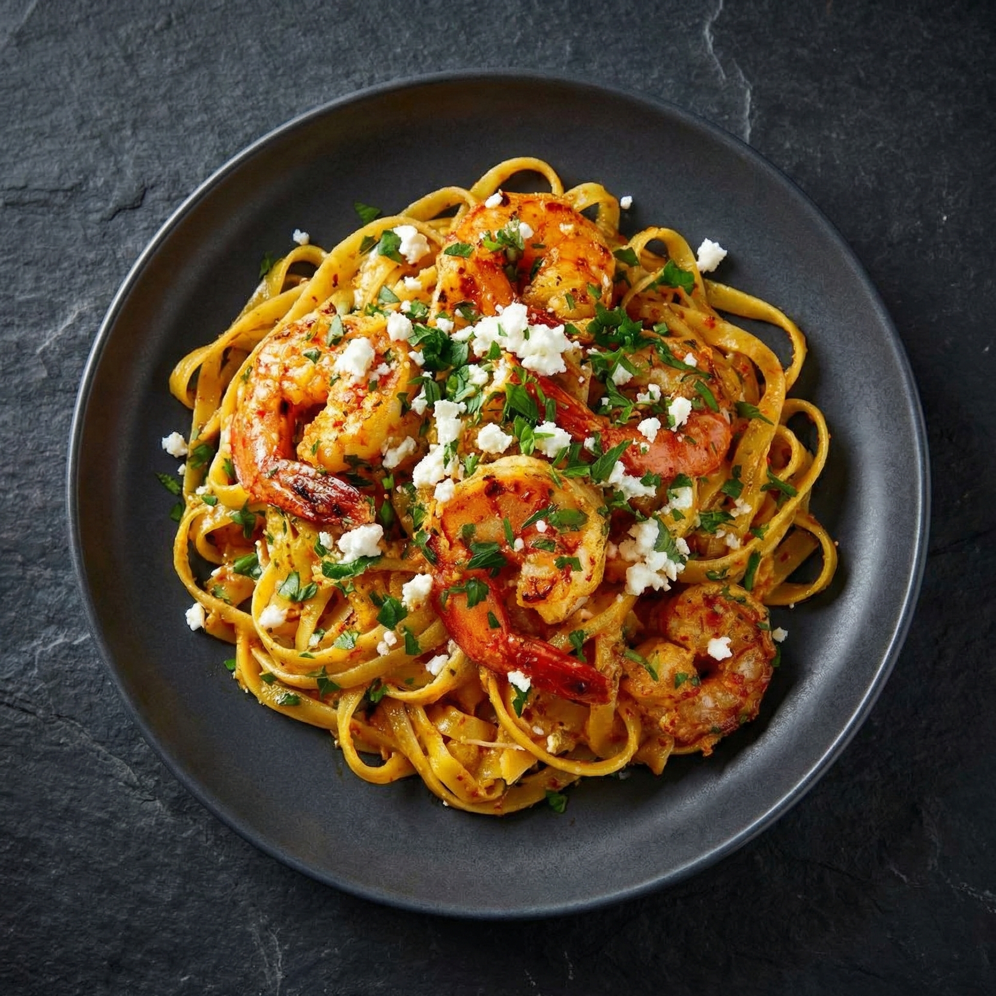 Roasted Red Pepper Shrimp Linguine: A Creamy, Flavor-Packed Pasta in 30 Minutes