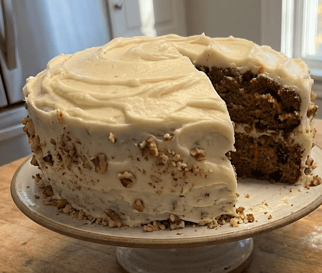 The Best Carrot Cake: Moist, Spiced & Topped with Cream Cheese Frosting
