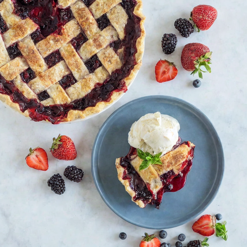 Sweet, Tangy, and Perfectly Flaky: How to Make a Sourdough Berry Pie