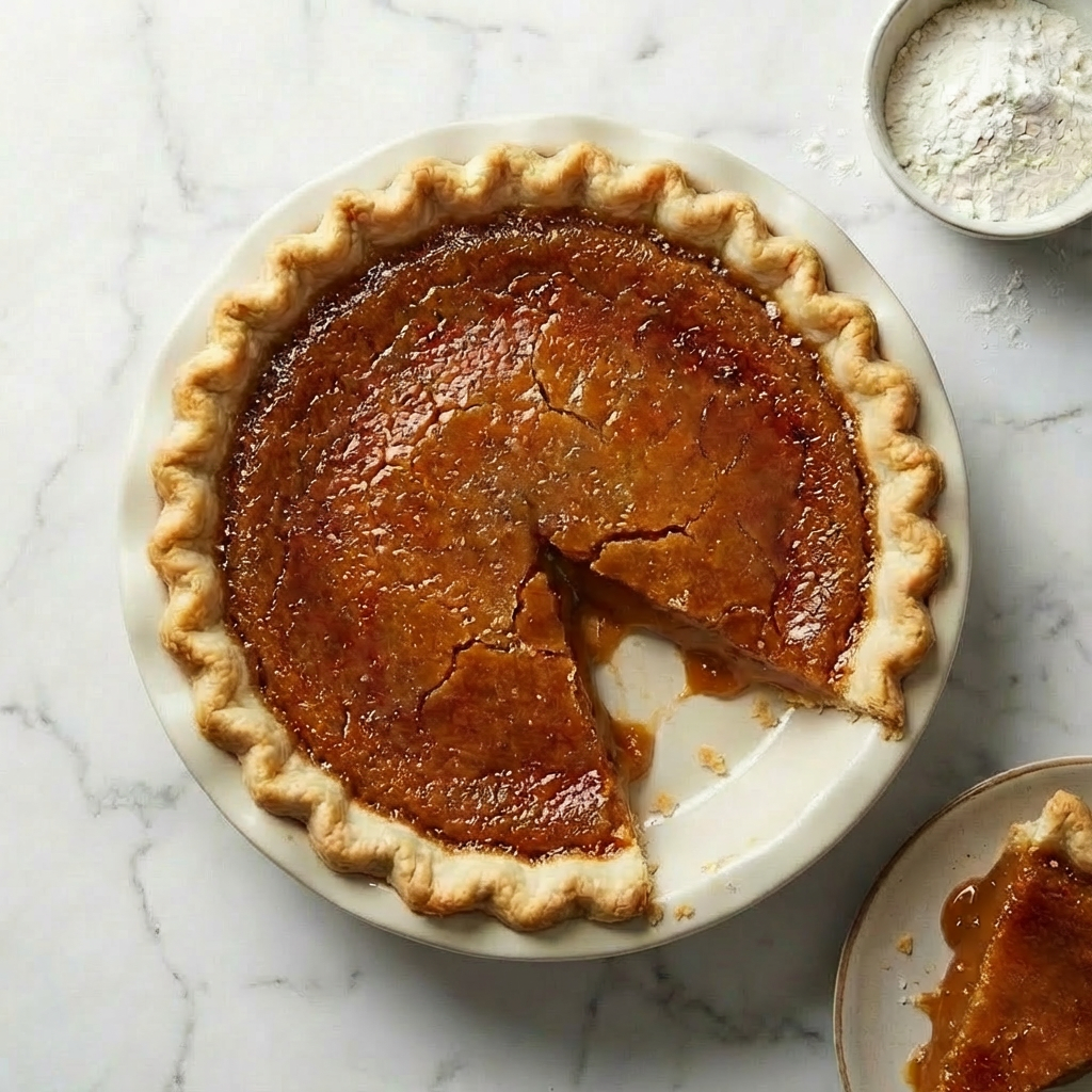 Salted Honey Bourbon Pie