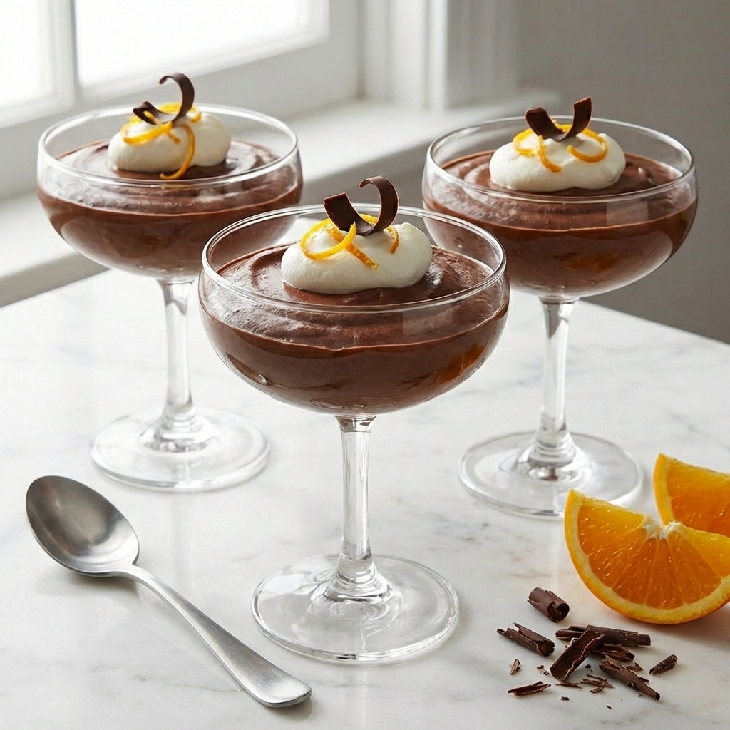 Dark Chocolate Orange Mousse