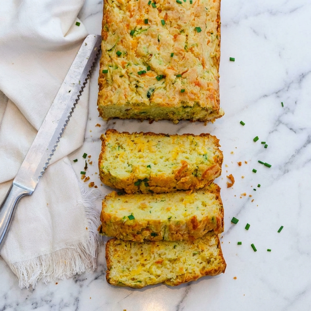 Savory Cheddar Zucchini Bread (No Yeast, One Bowl)