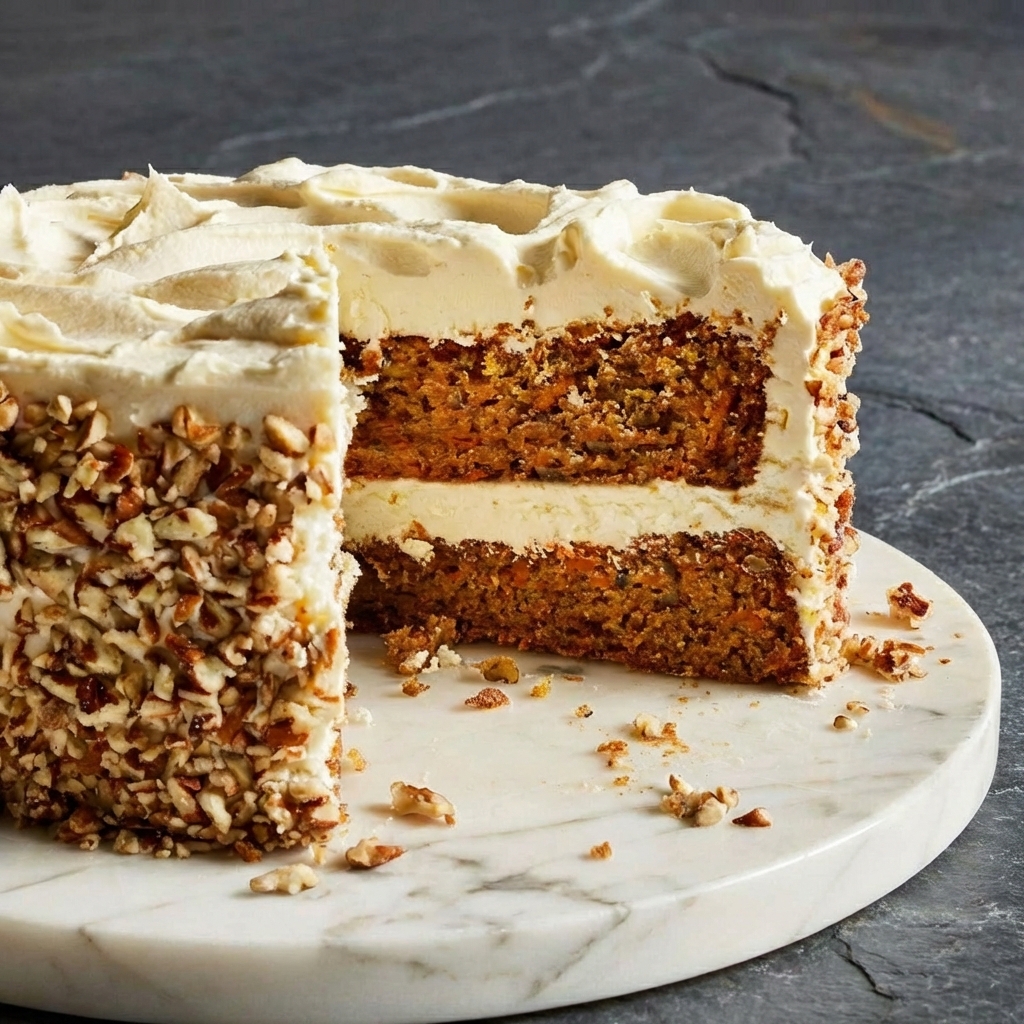 Classic Carrot Cake with Cream Cheese Frosting