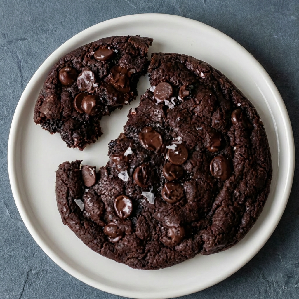 Chewy Double Chocolate Chip Cookies