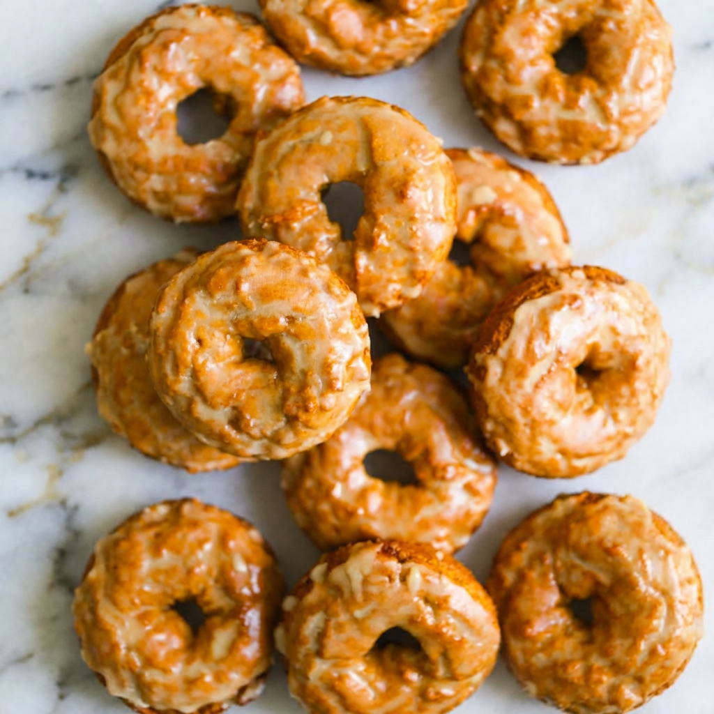 Baked Glazed Pumpkin Donuts (No Yeast, One Bowl)