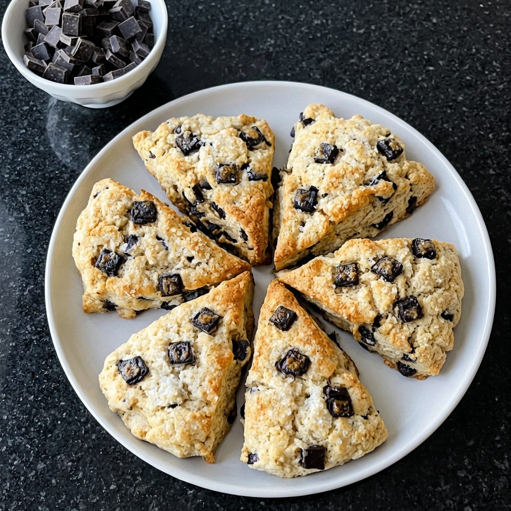 Buttery, Tender, and Slightly Tangy: How to Make Sourdough Chocolate Chip Scones
