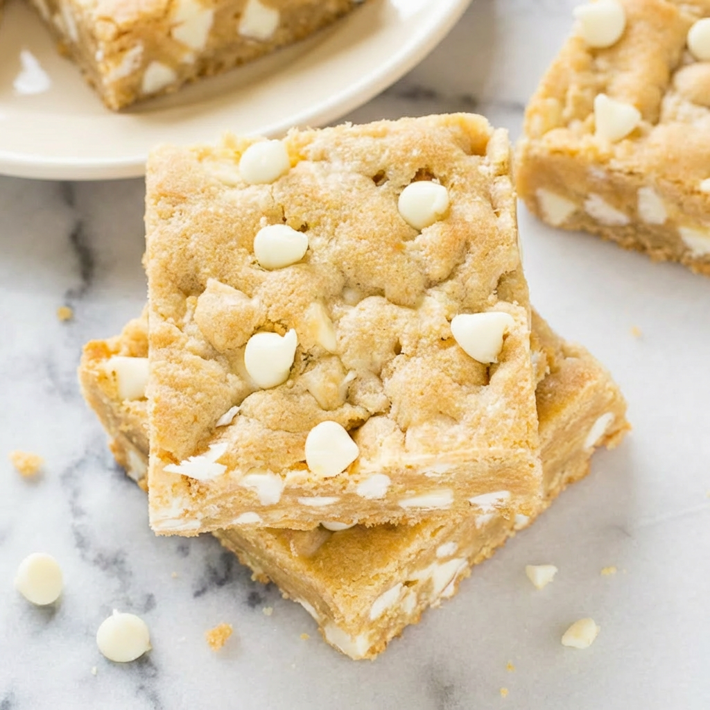 White Chocolate Blondies: Rich, Chewy & Packed with White Chocolate