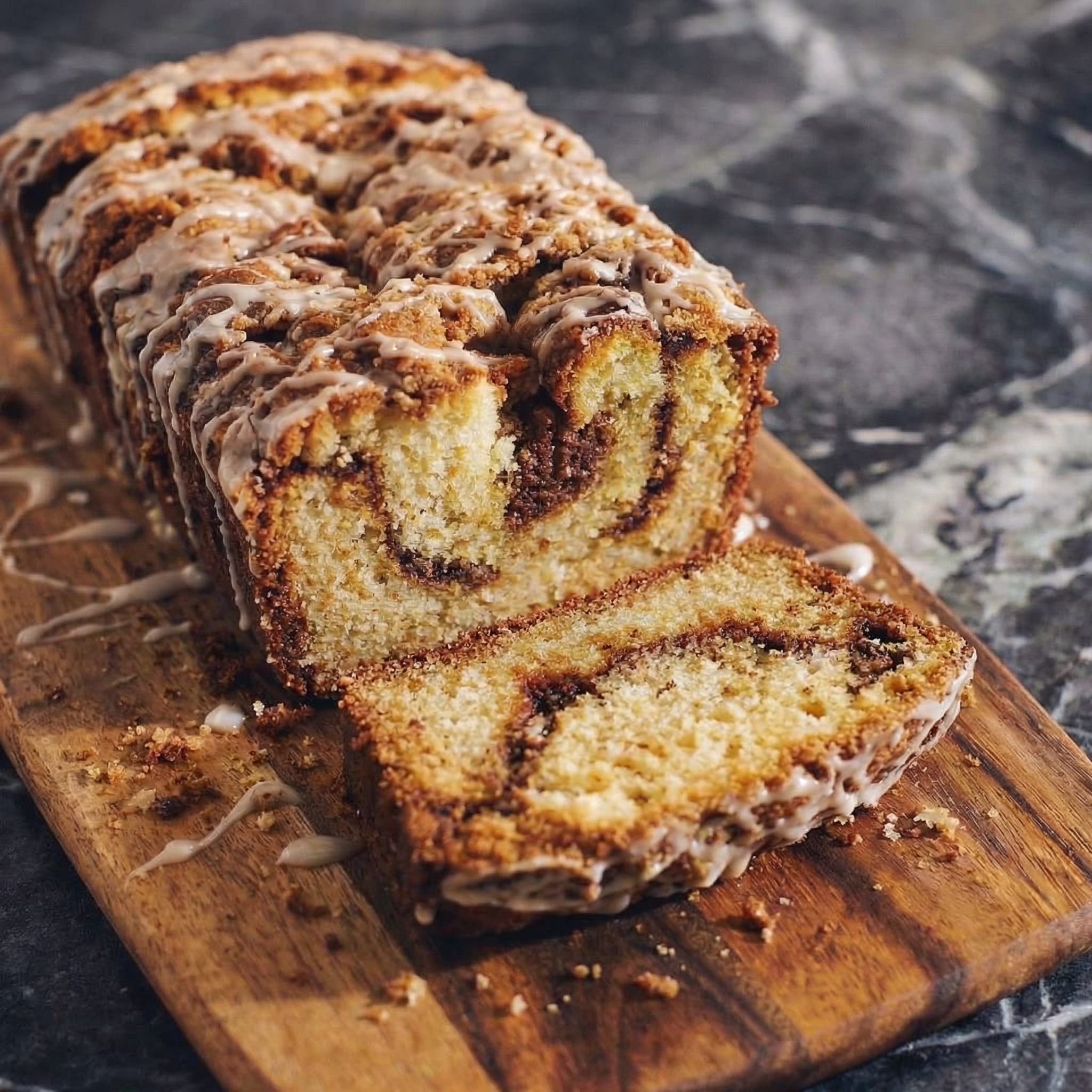 Classic Cinnamon Streusel Coffee Cake Loaf