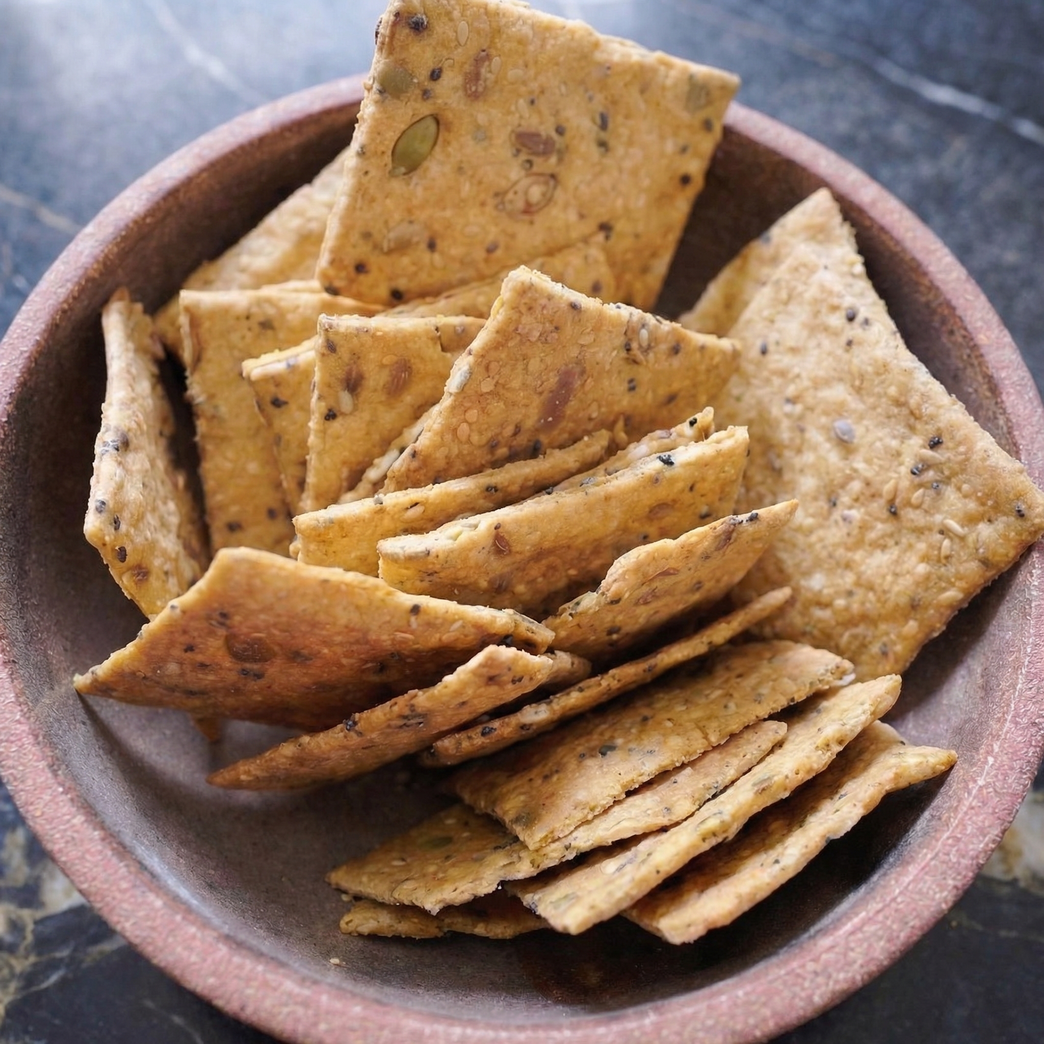 Sourdough Discard Crackers (Zero-Waste Snacking)