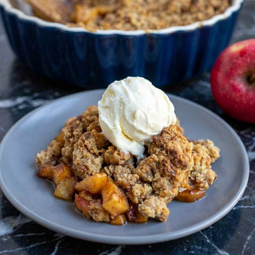 Sourdough Apple Crisp (Tangy, Buttery, Comforting)