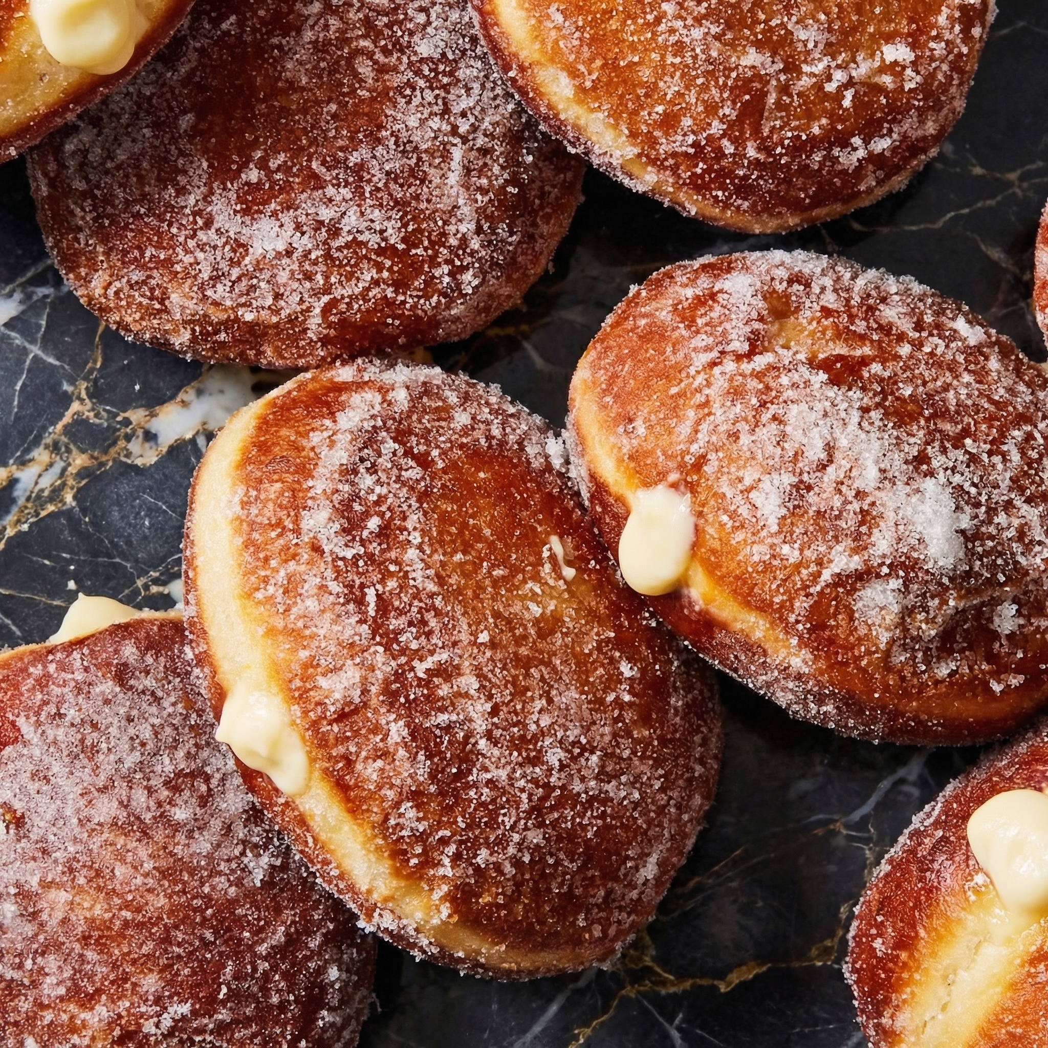 Bomboloni: Italian Cream-Filled Doughnuts