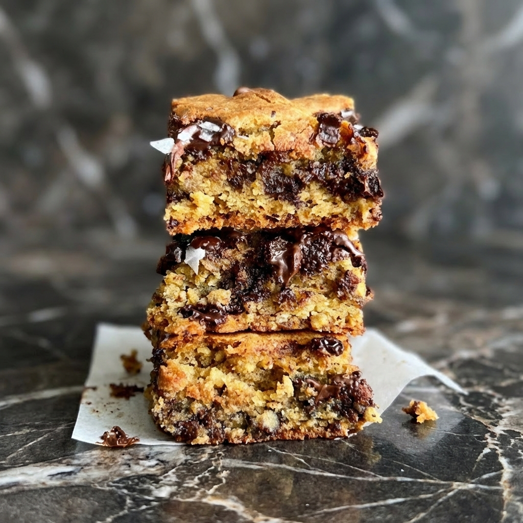 Sourdough Cookie Bars: Chewy, Tangy and Easy