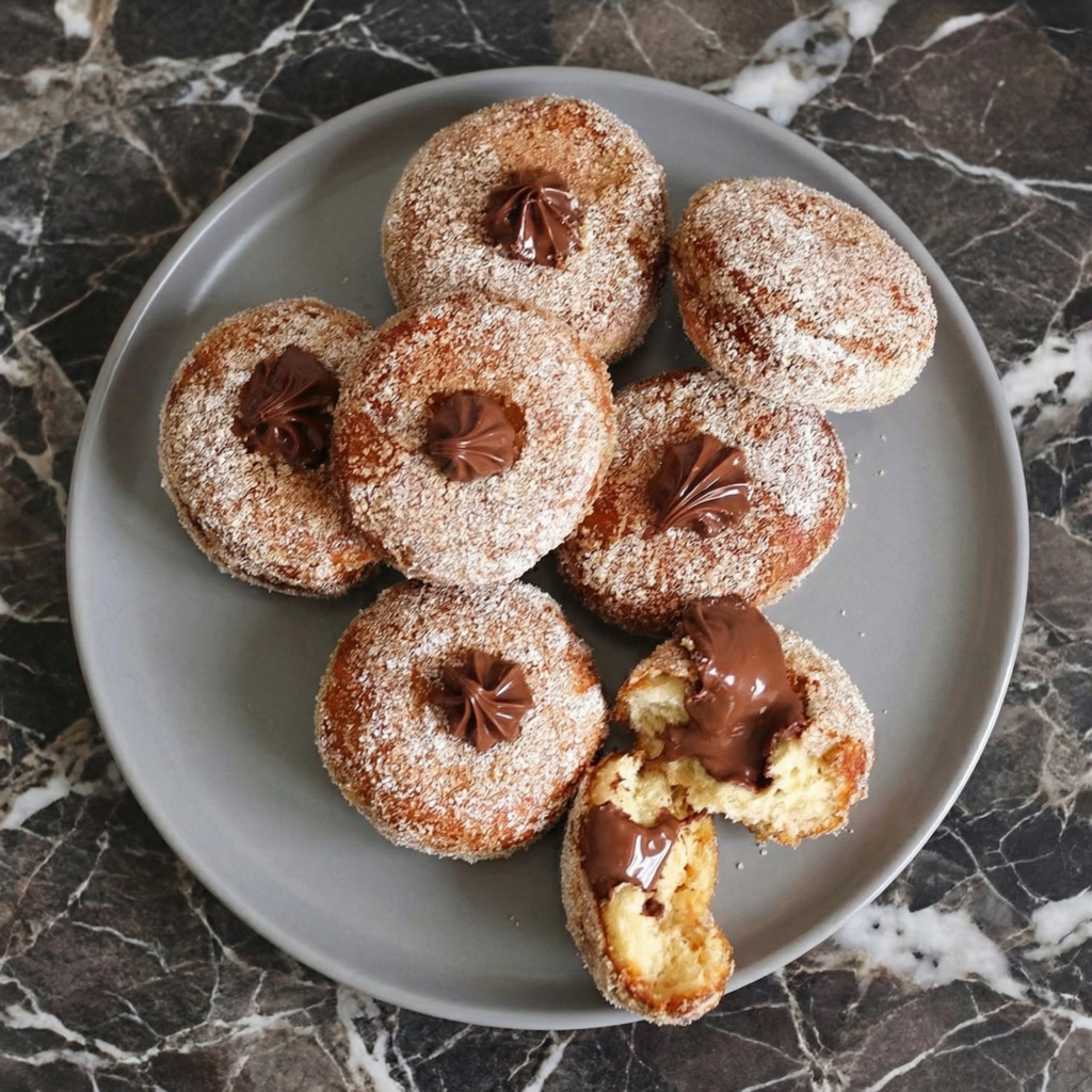 Chocolate Filled Donuts