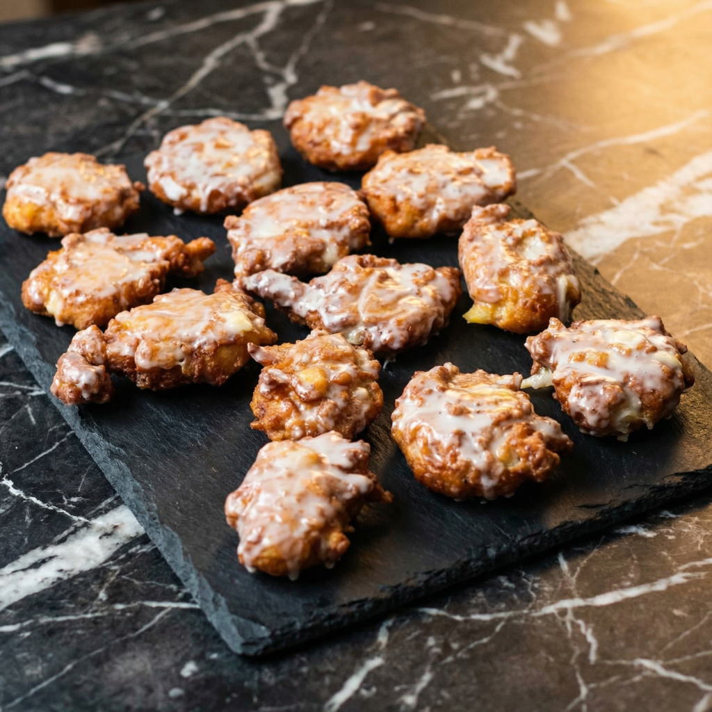 Sourdough Discard Apple Fritters