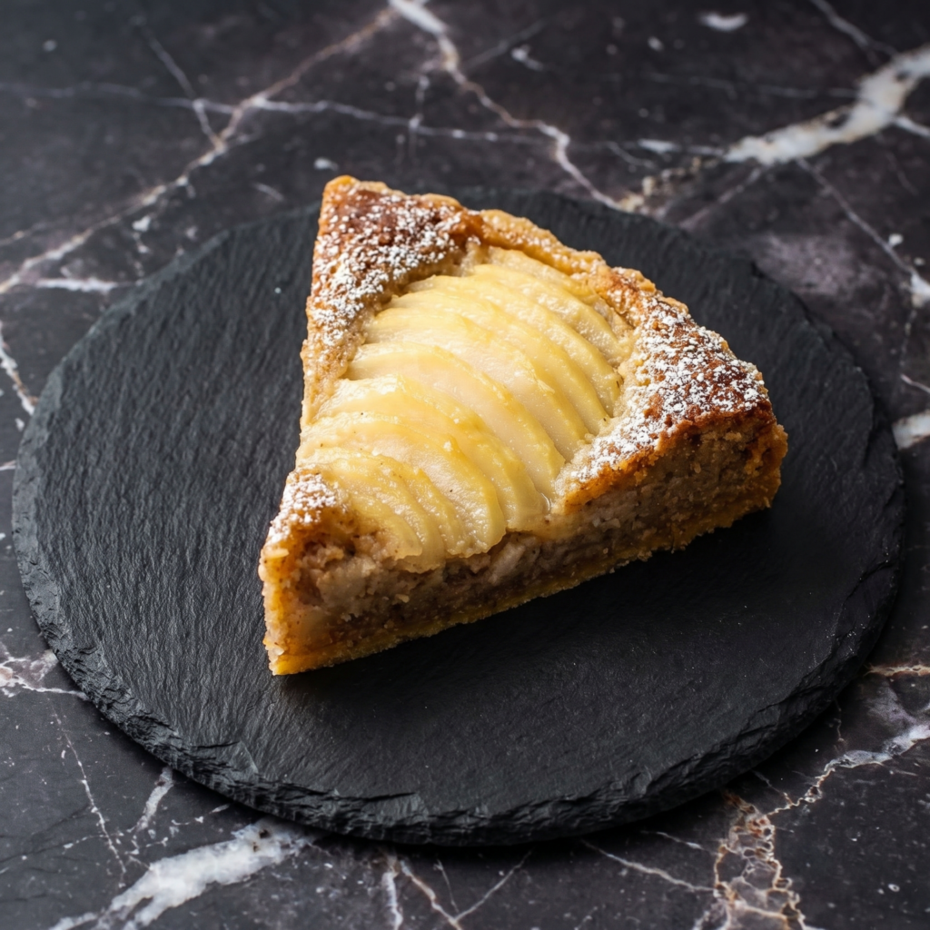 Pear Almond Tart (Tarte Bourdaloue)