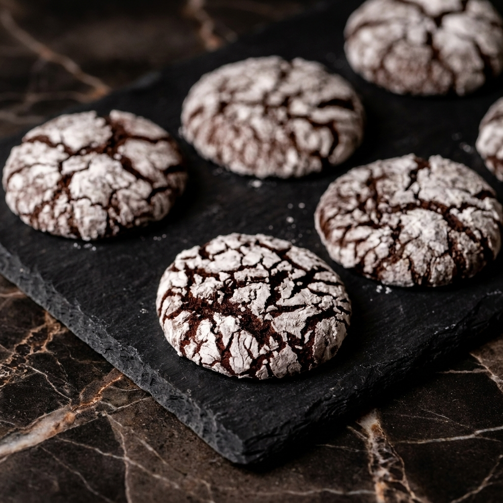 Chocolate Crinkle Cookies (Fudgy, Crackled, Dangerous)